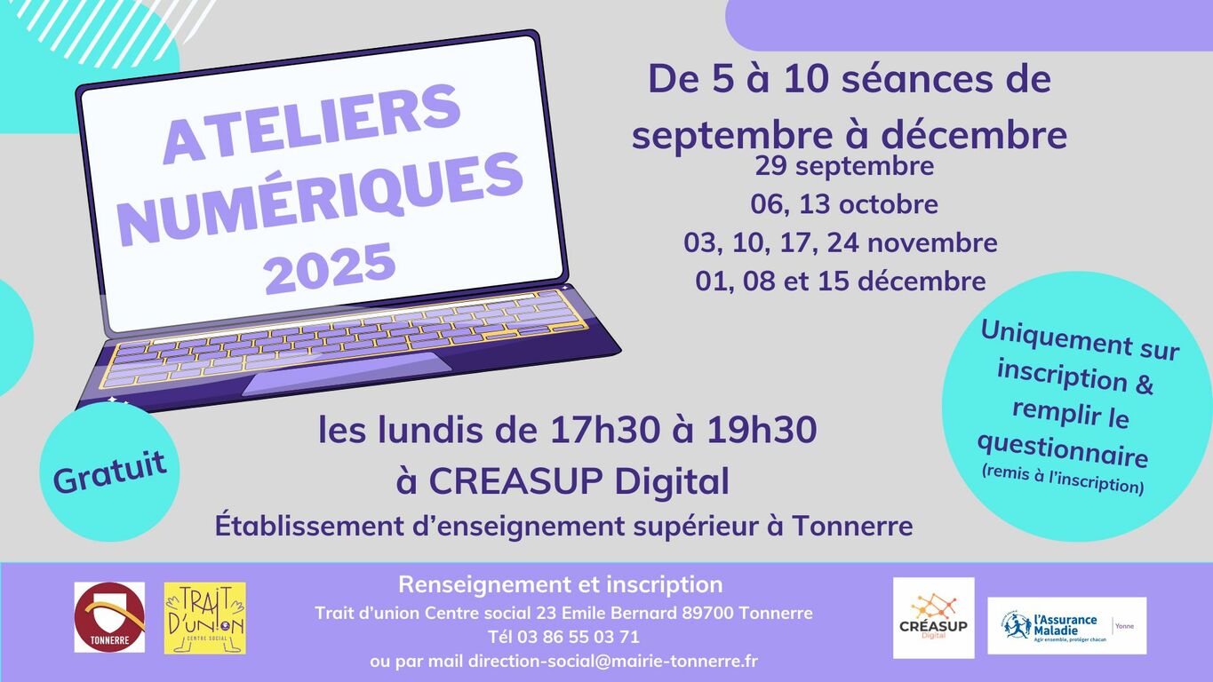 Ateliers numériques intergénérationnels